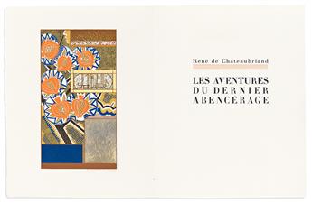 Chateaubriand, François-René de (1768-1848) & Francois-Louis Schmied, illus. (1873-1941) Les Aventures du Dernier Abencérage.